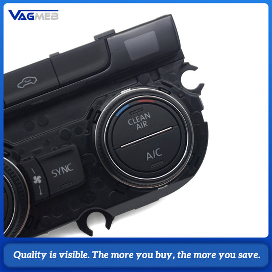 For VW Passat B8 Hybrid Touch AC Control Panel No Heated Seat Button Special 3GB 907 056 A