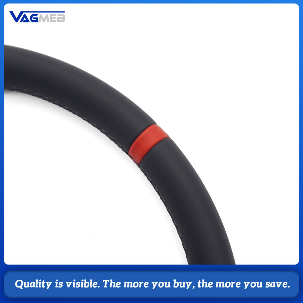 steering wheel suitable for Audi A6 C8 A7 black stitched leather flat bottomed steering wheel