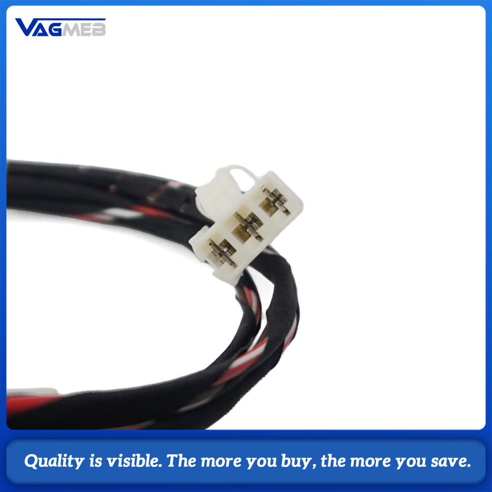 Cigarette Lighter Wiring Harness OE 1J0919307, Fit for VW Polo Bora Golf Passat B5, 12V Cigarette Lighter Assembly Cable Plug, Direct Replacement