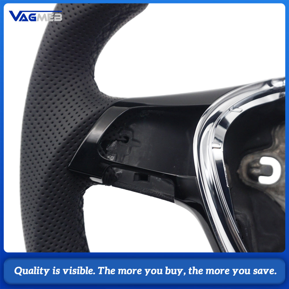 Carbon Fiber Semi Perforated Sports Steering Wheel,For VW GOLF 7 MK7 Transporter T6