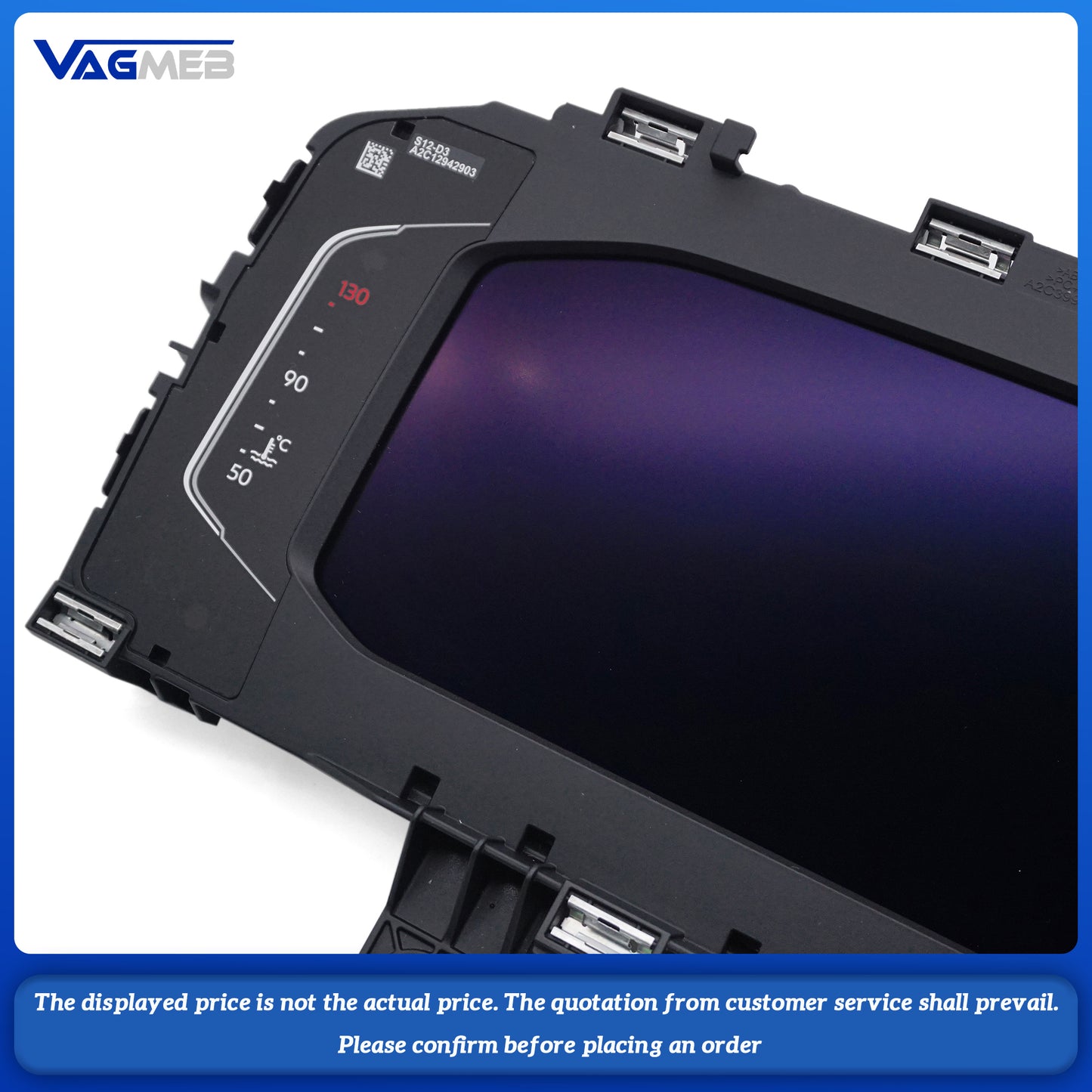 For VW Jetta MK7 T-ROC TAO Ethernet Virtual Cockpit LCD Instrument Panel  17A 920 320 B