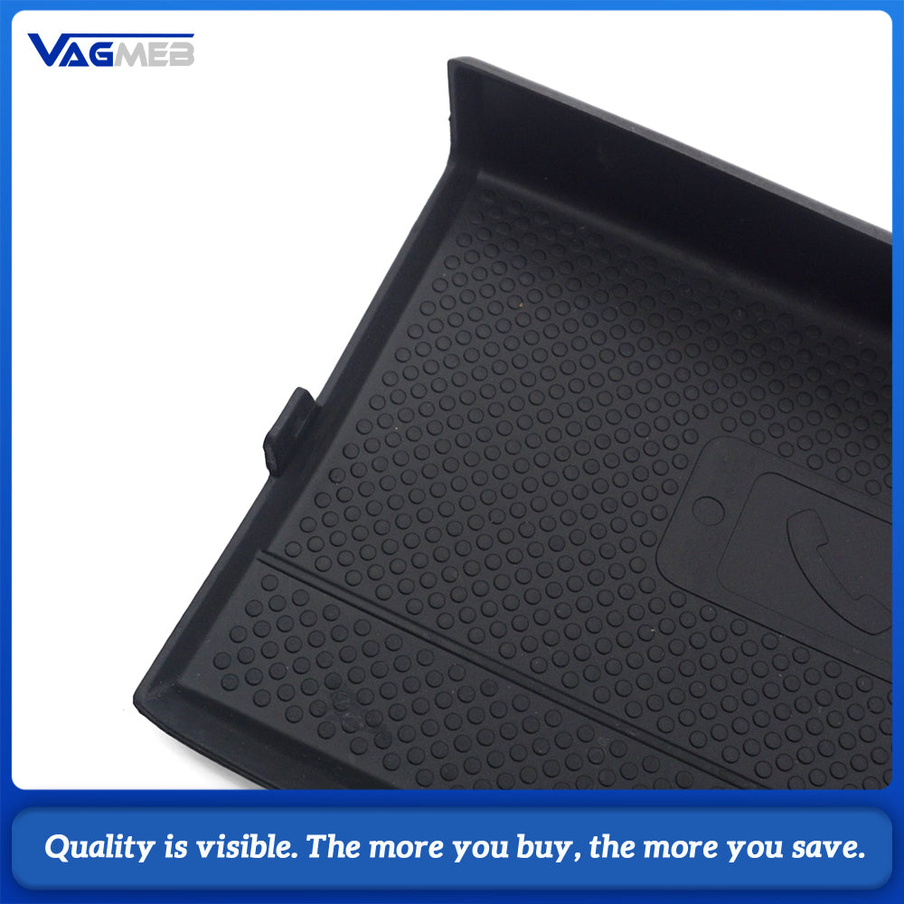 Wireless Charging Rubber Pad For VW Tiguan MK2 Dashboard Center Control Storage Box Wireless Charging Mat