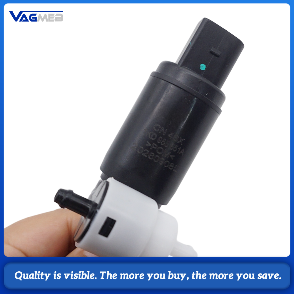 Car Windshield Wiper Washer Fluid Pump Motor Replacement Part 1KD 955 651A For VW Audi