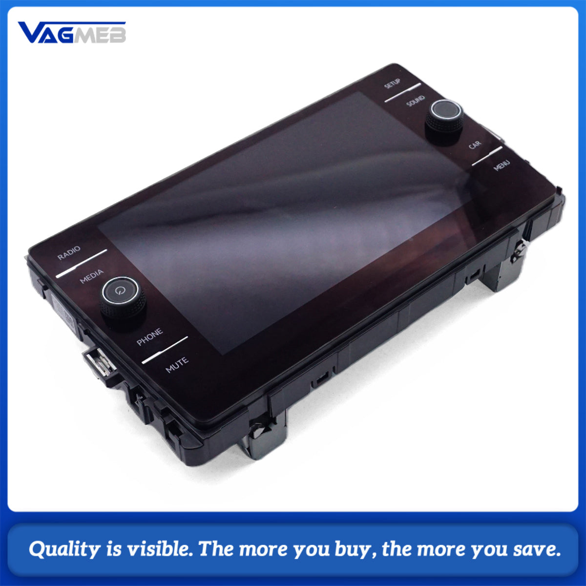 5G6 919 605 8 Glass Touch Screen Display MIB 2.5 Radio Monitor For VW Golf 7 MK7 VII MK7.5 Passat B8