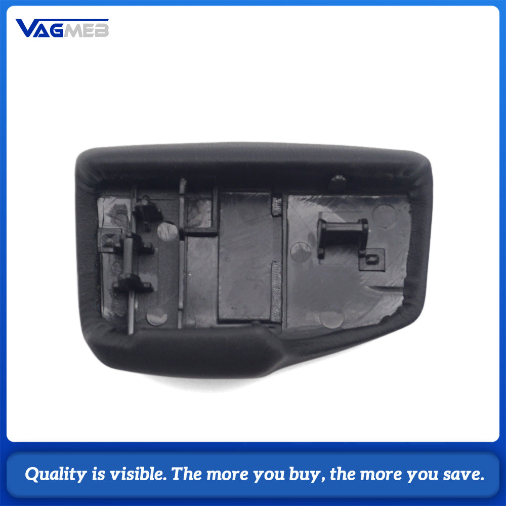 For Audi A4B9 Black Leather Selector Lever Handle Gear Shift Knob Lever Cover