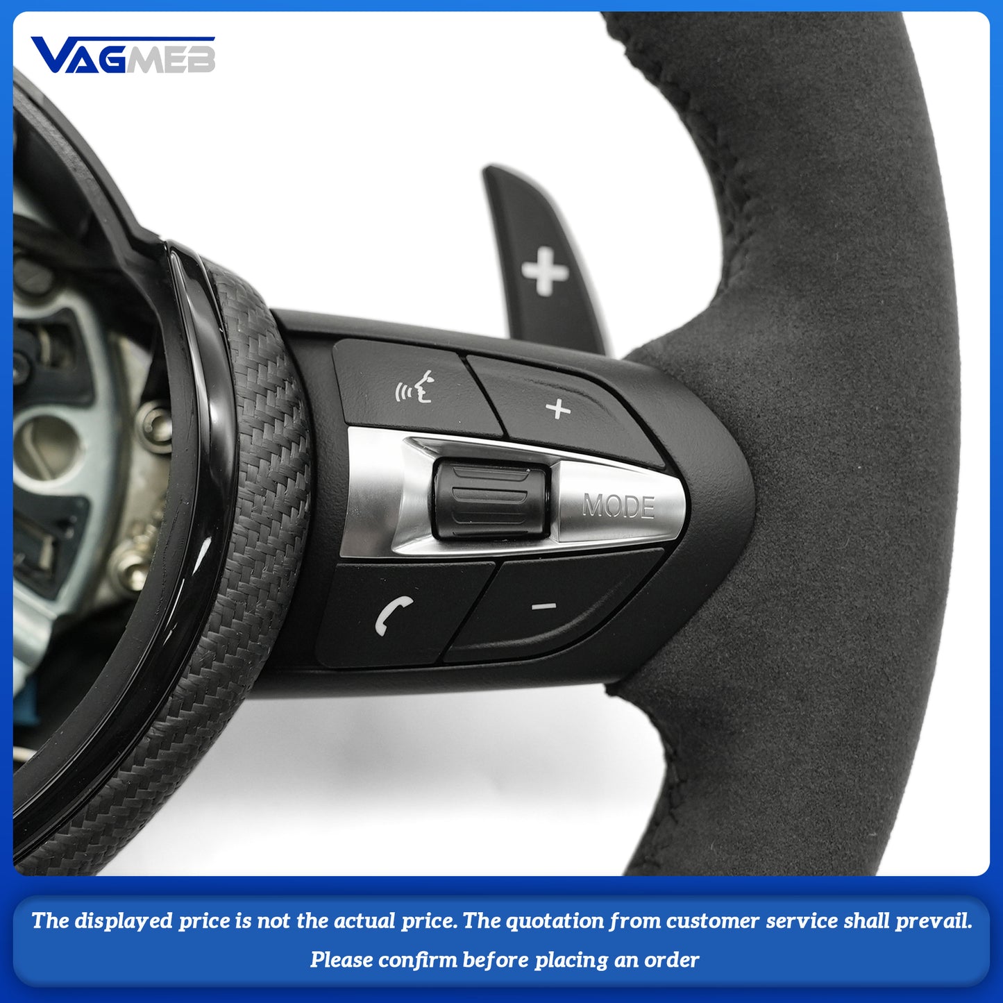 M Sport Steering Wheel For BMW M5 F10 F11 F06 F07 F12 F13 F01 E70 E87 E81 E90 E91 E92 M3 F30 F15 F16 F20 F21 F25 F26