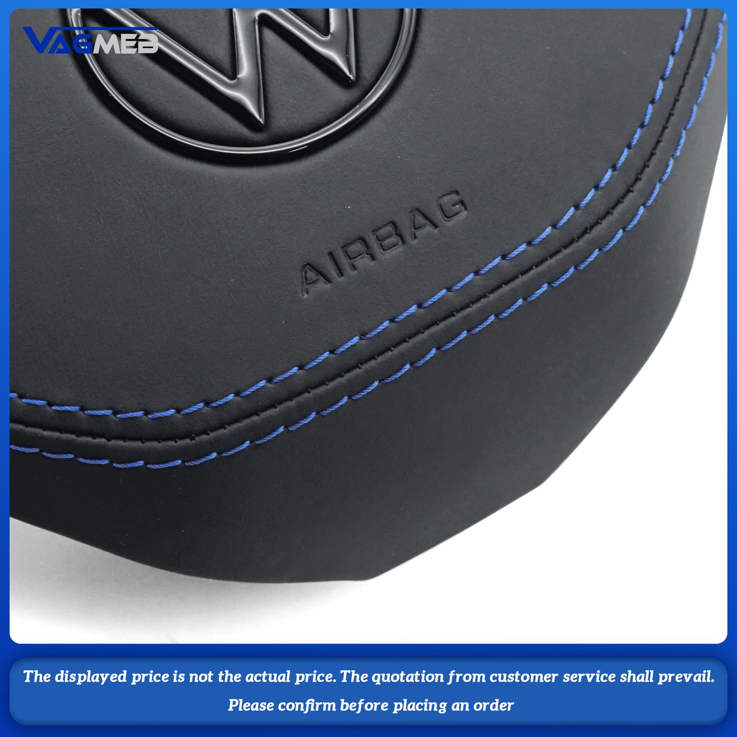 Steering wheel airbag cover multifunction steering wheel For VW CC