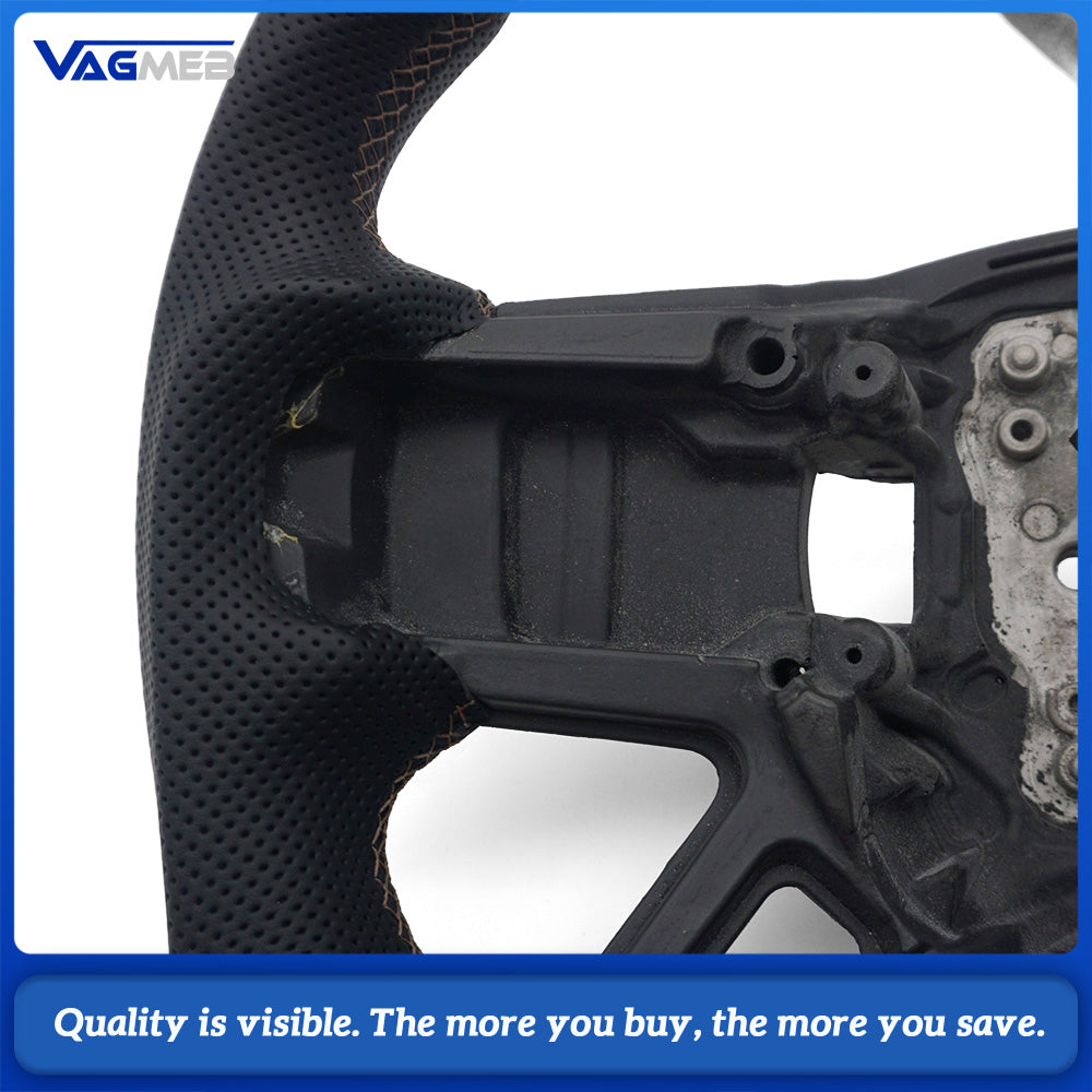 Matte carbon fiber perforated steering wheel With heating For Land Rover Defender Range Rover Defender L663 Discovery 5 III L462 2020-2024