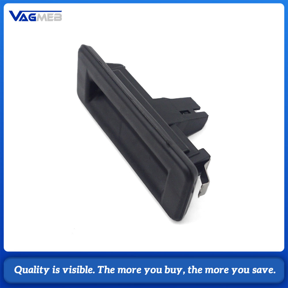 Outside Trunk Lid Lock Tailgate Handle Durable Plastic Assembly Auto Accessories for 5E0827566 Replacement