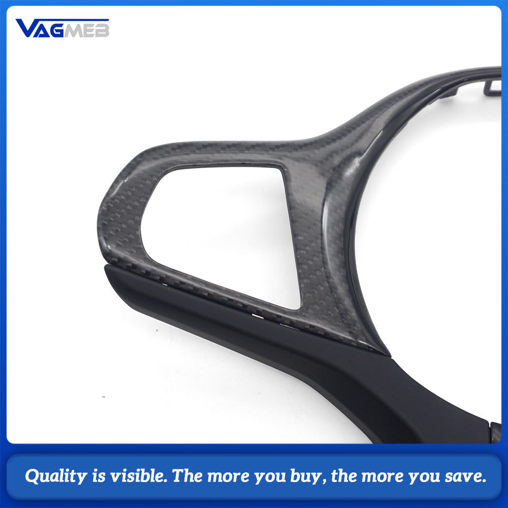 Suitable for carbon fiber steering wheel covers of BMW G20 G22 G26 G30 G32 G01G08 G42 F44 G80 G82 F90 M5 F95 G11 G12 G14 G15 G16