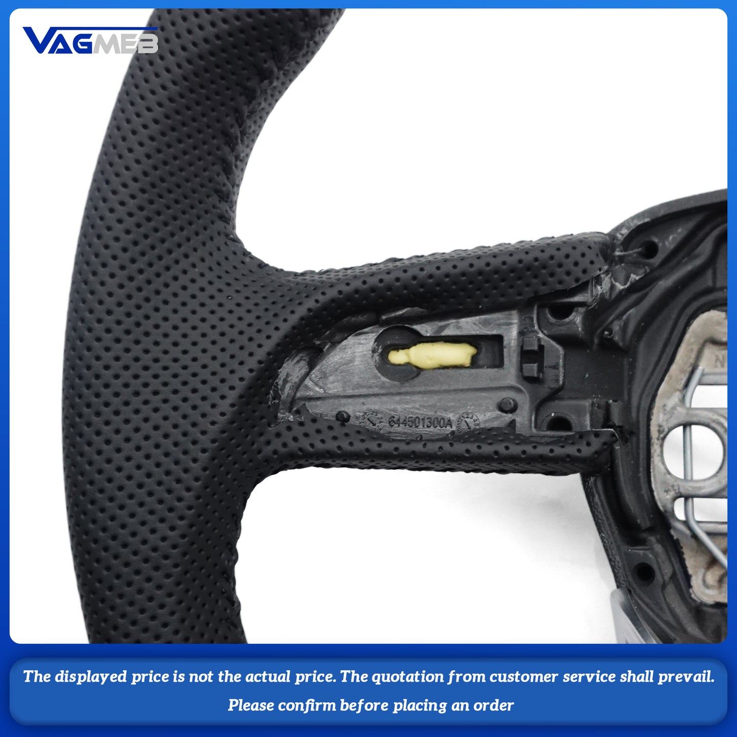 For Audi S RS Sline logo  Q3  custom all alcantara bare steering wheel Custom multicolor stitching