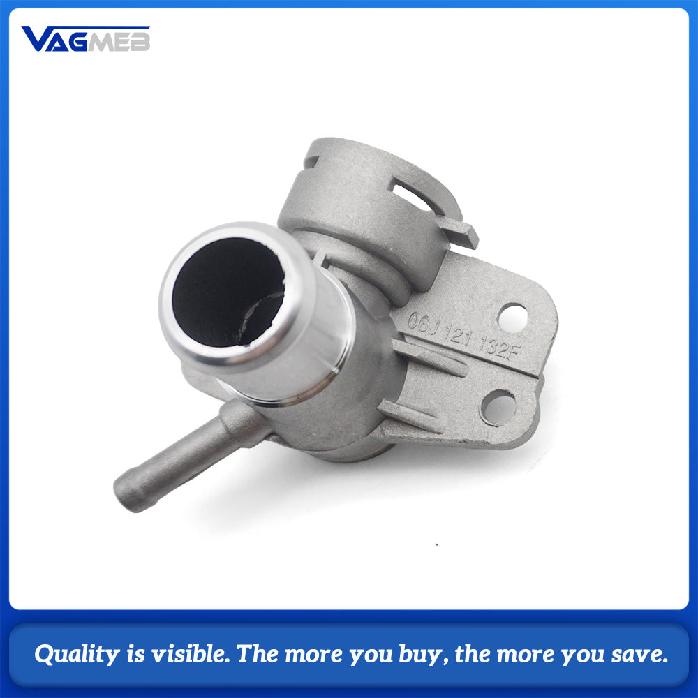 06J 121 132F EA888 Aluminum Water Coolant Hose Connector Flange For VW Golf 6 MK6 GTI Passat B7 CC For Audi A3 Q3 TT 06J121132F