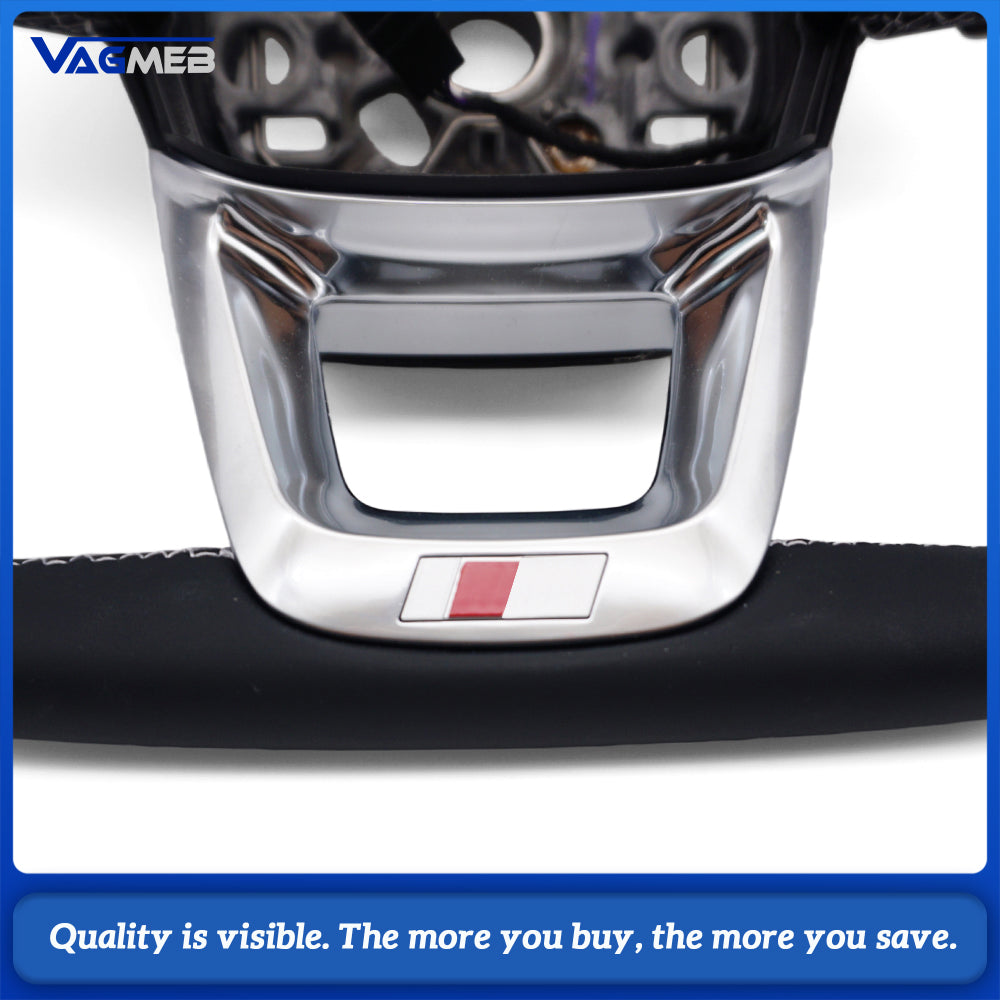 steering wheel suitable For Audi Q3 F3 perforated leather multifunction steering wheel, steering wheel accessories
