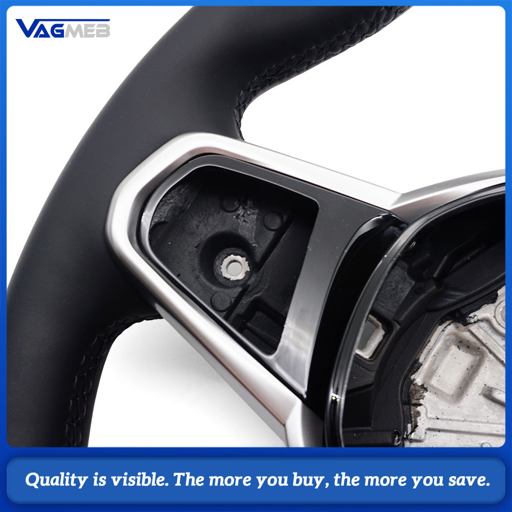 Fully leather steering wheel suitable For BMW 3 Series, 4 Series, 5 Series G20, G21, G80, G81, G22, G23, G30 With vibration motor