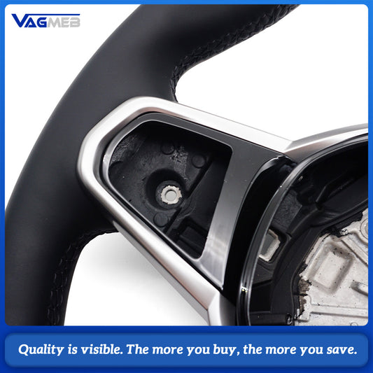 Fully leather steering wheel suitable For BMW 3 Series, 4 Series, 5 Series G20, G21, G80, G81, G22, G23, G30 With vibration motor