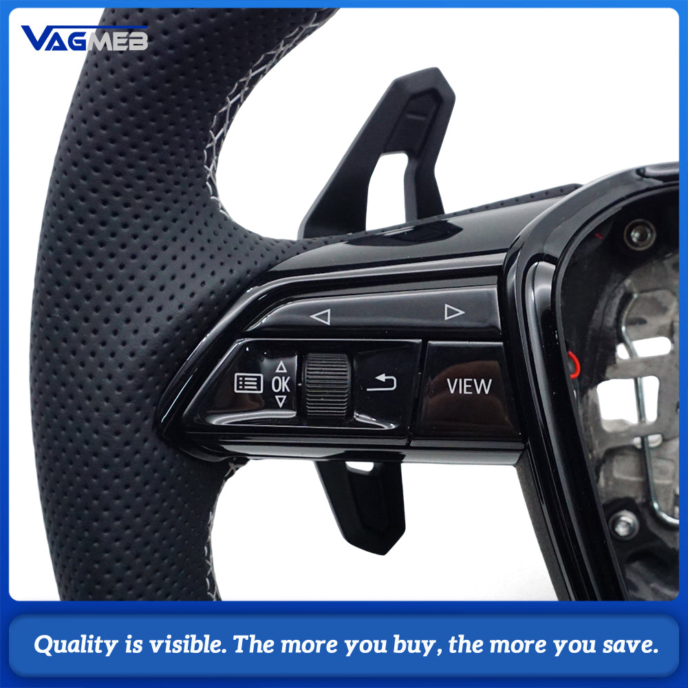 Blackened steering wheel suitable for Audi A6 C8 A7 steering wheel