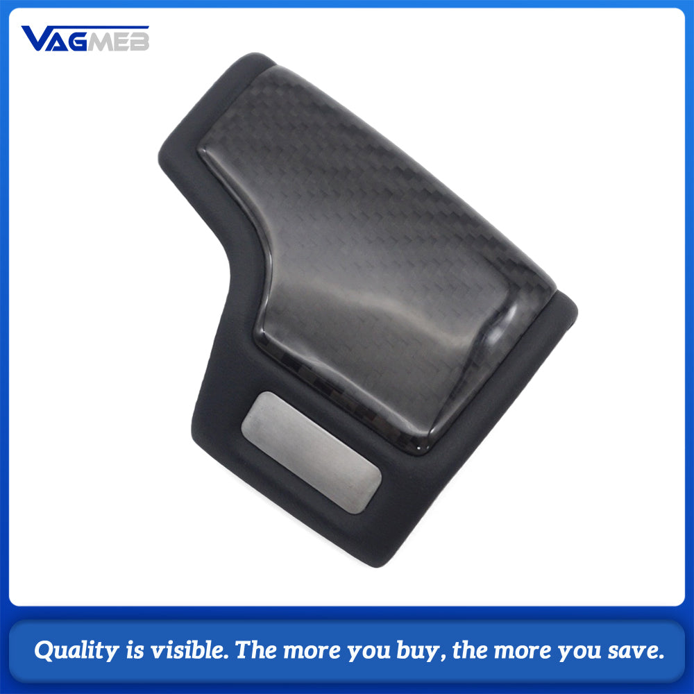 For Audi A6A7 Shift Handball Cover Carbon Fiber Leather Modified Handle
