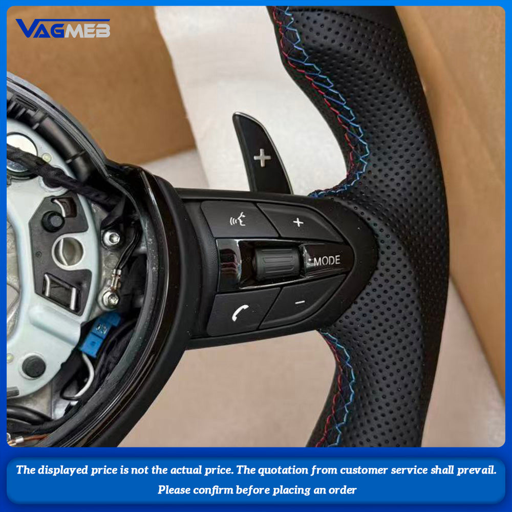 Flat Bottom M Sport Steering Wheel for BMW F01 F06 F10 F11 F12 F20 F21 F22 F25 F26 F30 F31 F32 F33 F34 F36 M3 F80 M4 F82 M5 F90