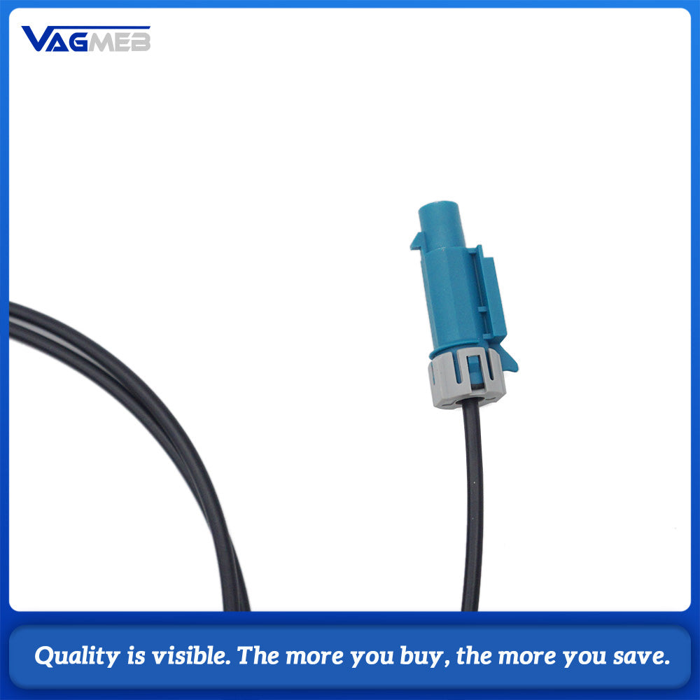Fakra Wiring Harness 120cm Length, Equipped with 1 Male & 1 Female Waterproof Plug, Auto GPS Antenna Extension Cable