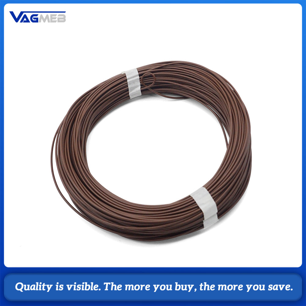 50M 0.75mm² Single Core Brown Electrical Wire Auto Car Wiring Cable