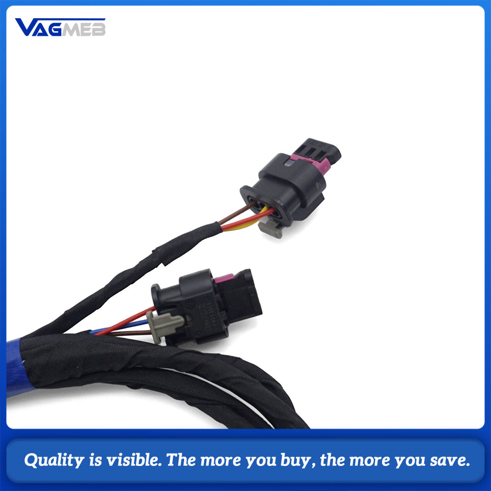 Front Bumper PDC Parking Sensor Wiring Harness OE 5G0971095N, Fit for VW Golf MK5, 4 Parking Distance Control Sensor Cable, Direct Replacement