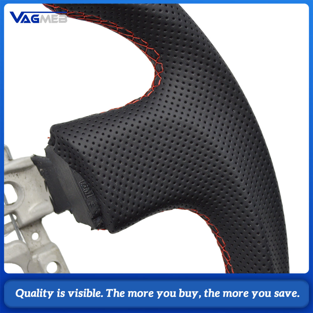 Car Steering Wheel For Toyota 86 /Subaru BRZ 2010-2015 Customized Full Leather Racing Wheel Perforated Leather Steering Wheel