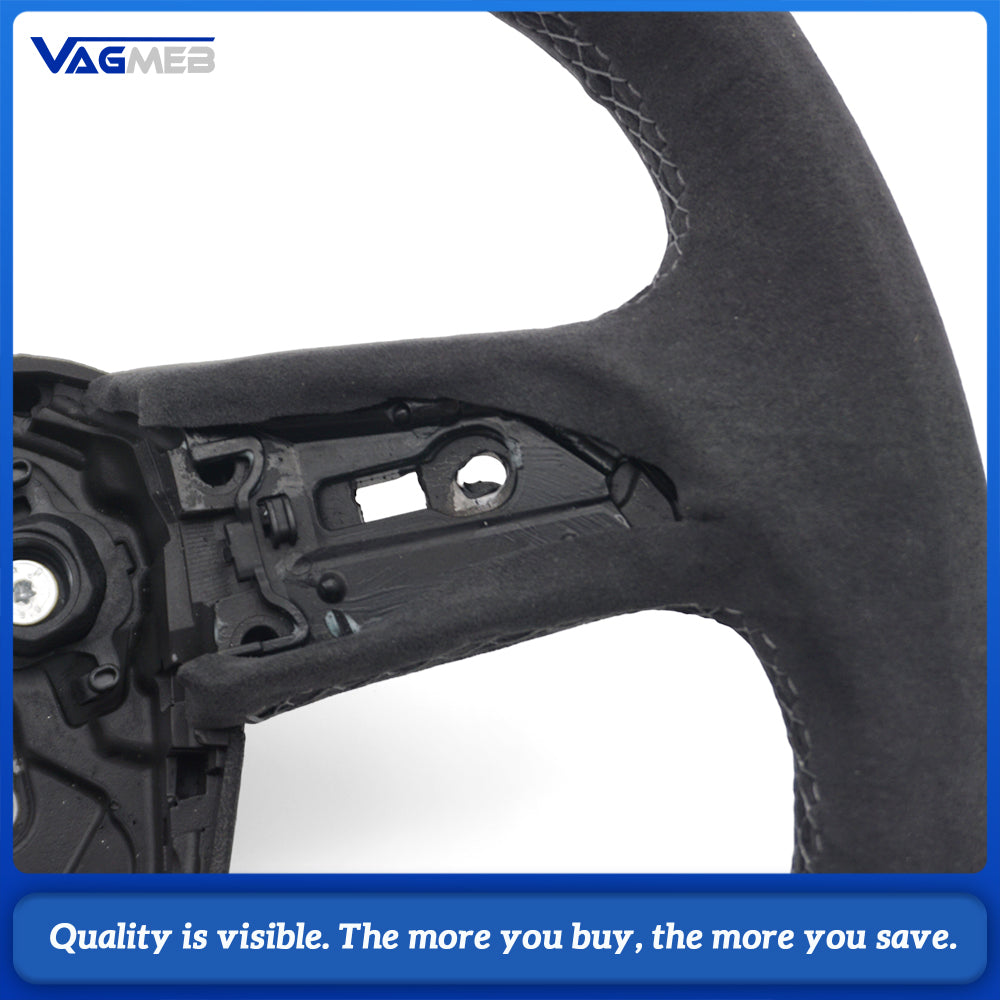 Suitable for Audi Q5 Q7 Q8 RS7 fully furry steering wheel