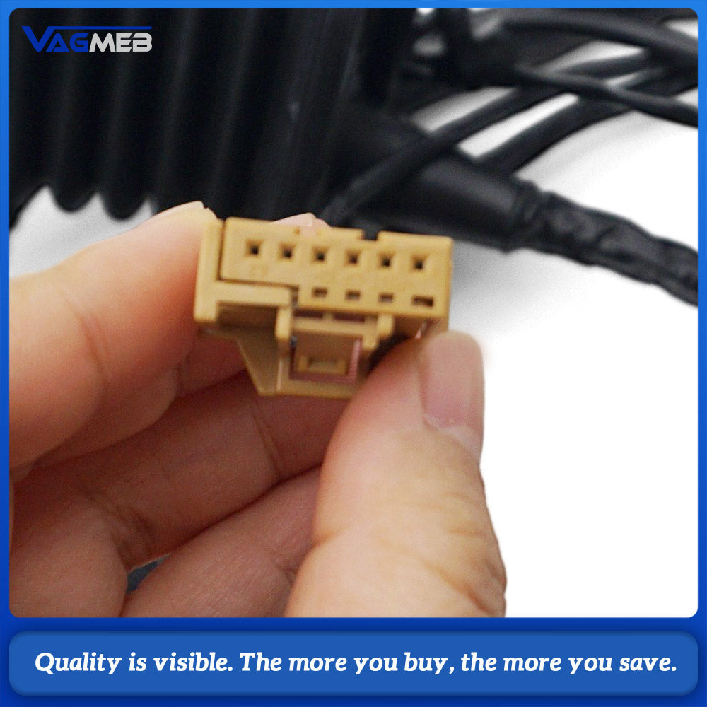 Car Front Left Driver Side Door Wiring Harness Compatible With For VW Jetta MK5 OE 1K5 971 120S Replacement Cable Loom