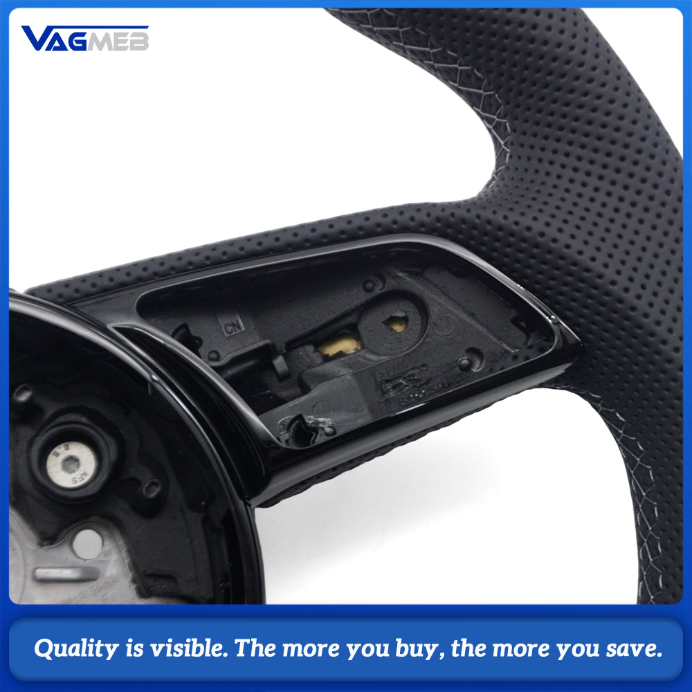 Sports Style Car Steering Wheel Suitable For Audi A4 B9  Leather Steering Wheel Car Accessories
