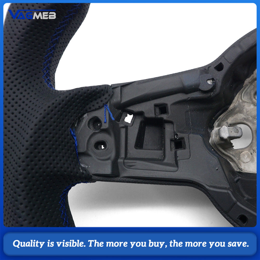 Real Carbon Fiber Steering Wheel for VW Golf MK7 2015-2019 Golf 7 R 2015-2017