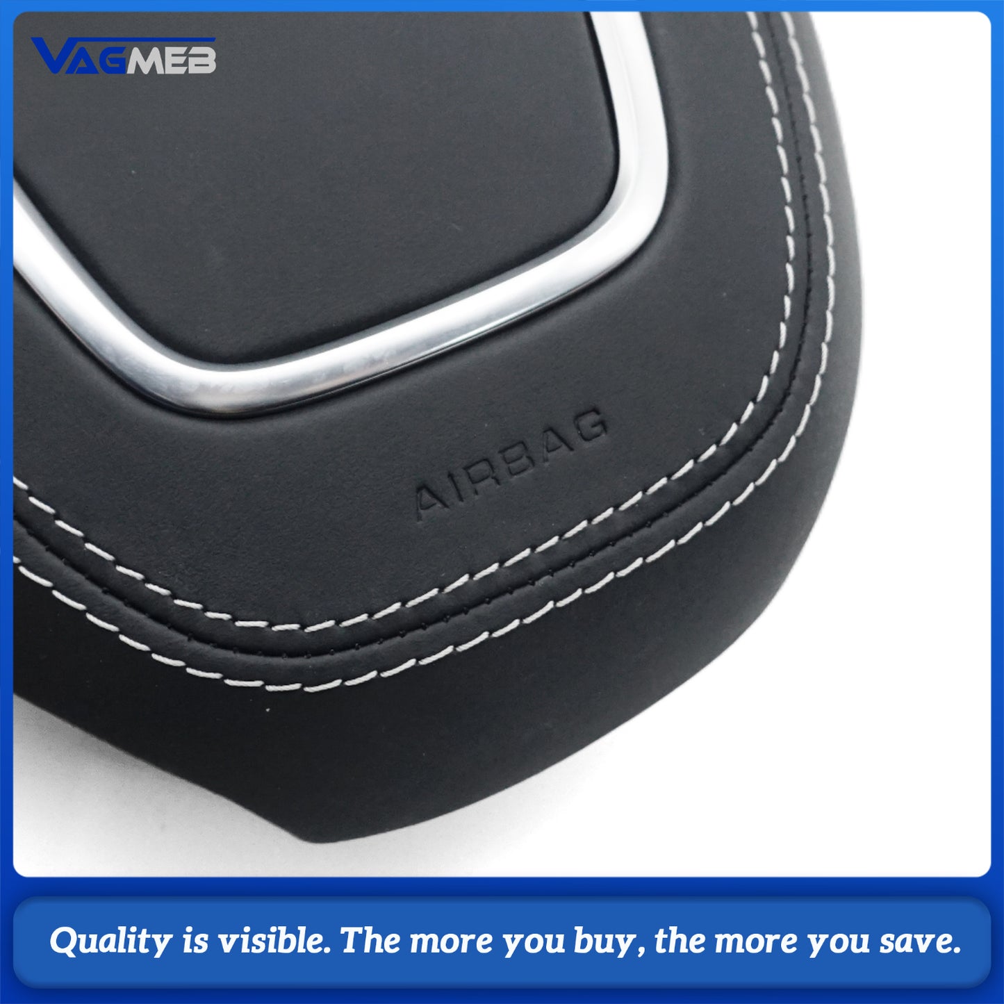 Steering wheel airbag cover multifunction steering wheel For Audi C6