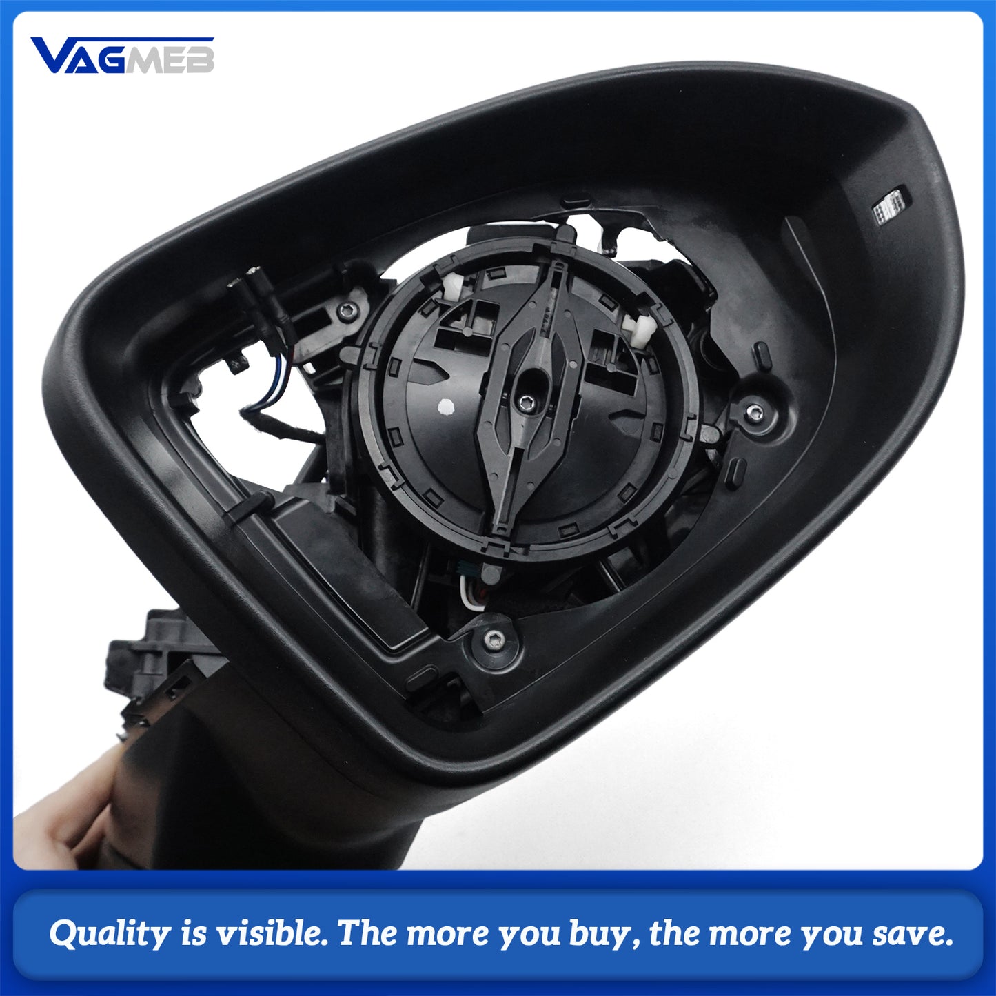 Electric Folding Mirror Upgrade Kit For VW Golf MK8 (With GTI floor lighting that has memory function)