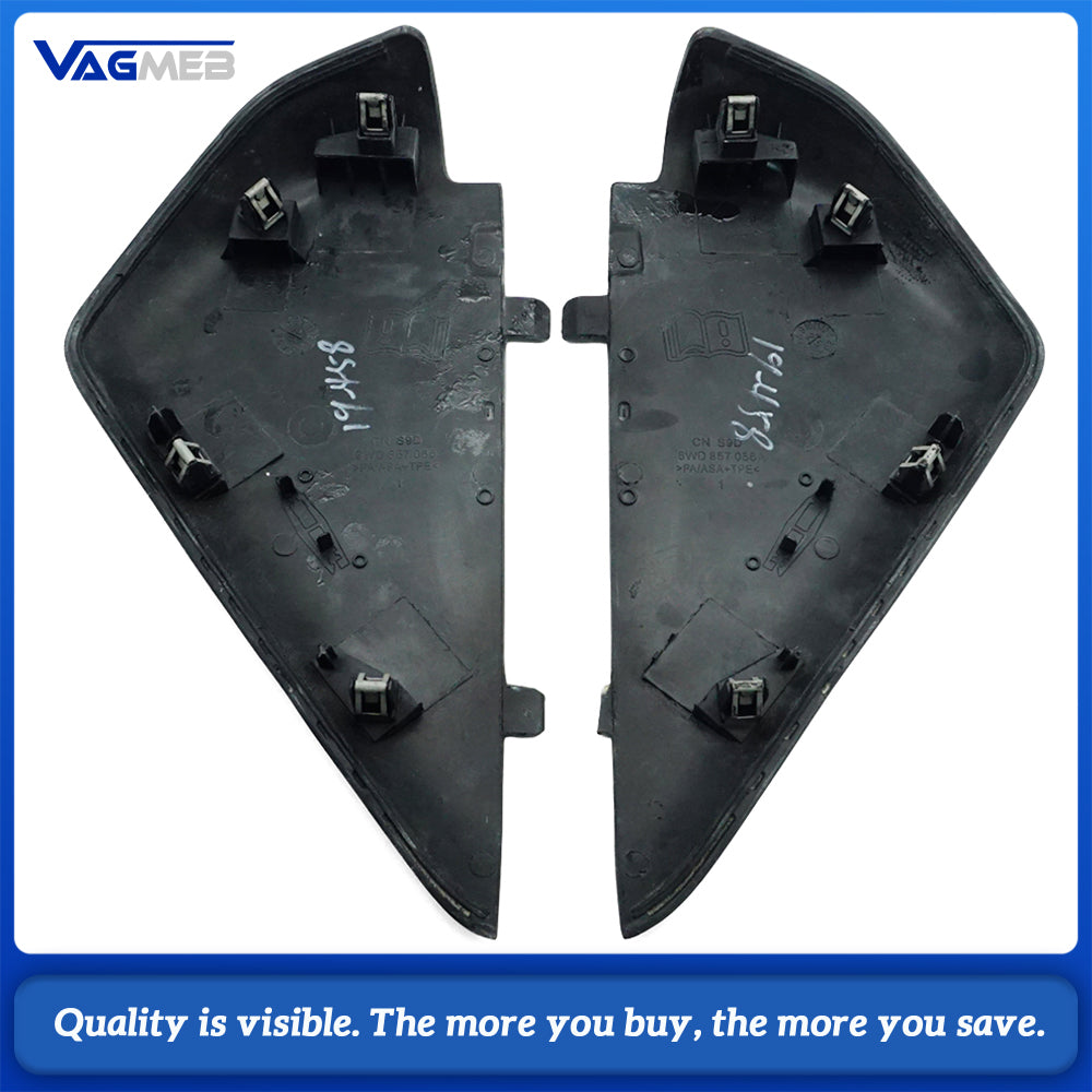 Gloss Carbon Fiber Instrument Panel Cover For Audi A4B9 S Style Dashboard Side Trim Pair With S Badge 8WD 857 085A/086A