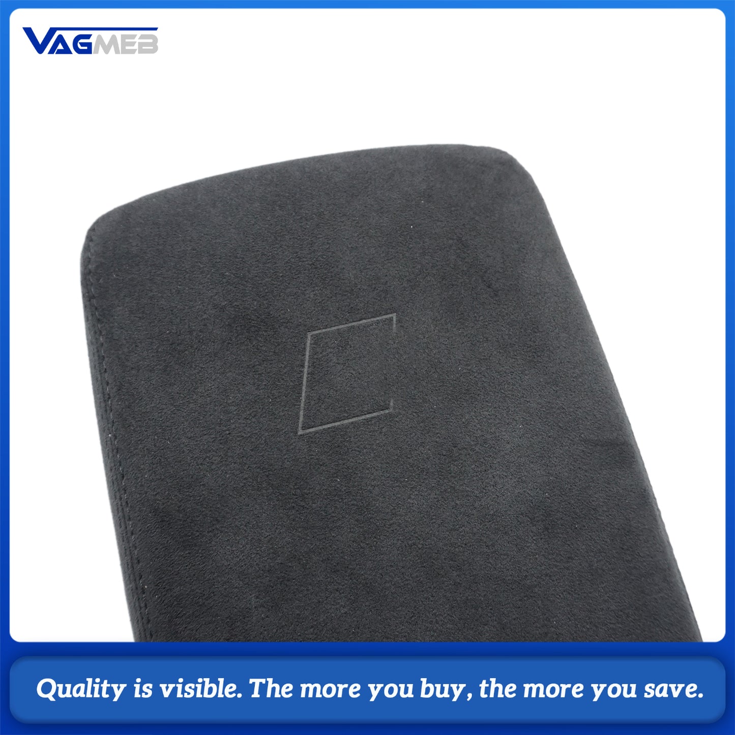 For Audi A4 A5 S4 S5 B9 Accessories Suede Car Trim Interior Armrest Box Shell Sheath Cover