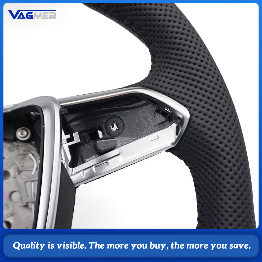 Suitable for Audi A6 A7 C8 RS6 RS7 sport flat bottomed steering wheel