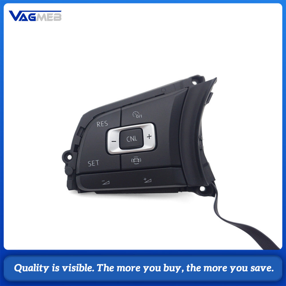 Original 5G0 959 442 AD ACC Rline Steering Wheel Control Button For VW