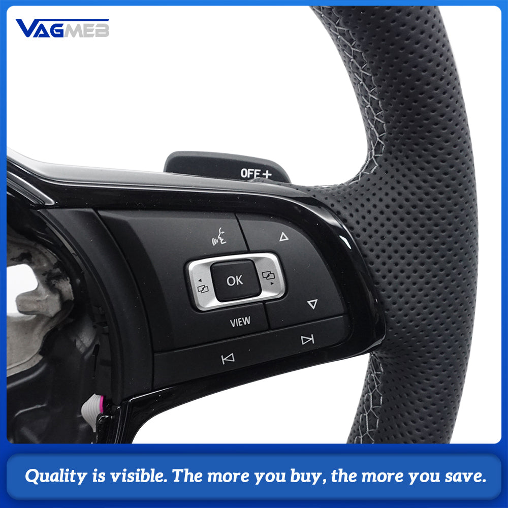 Steering Wheel for VW Golf 6 7 GTI R RS S-Line GTD Passat B8 B7 B6 MK7.5 MK4 VW Polo MK7 MK6 MK5 Sport Steering Wheel With ACC