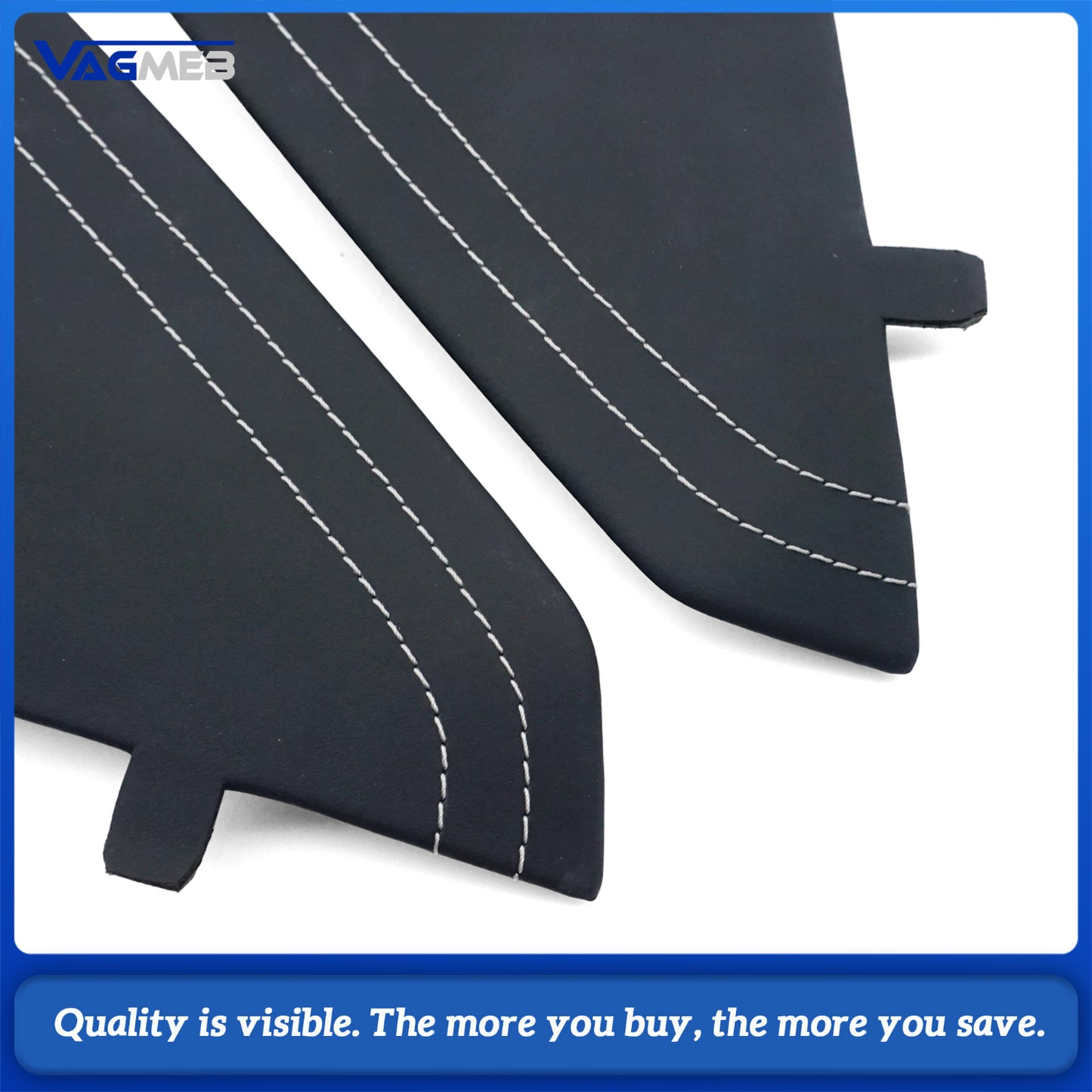 For Audi A6 C8 RS6 C8 custom leather Alcantara white stitch Dashboard cover plate with S RS emblem