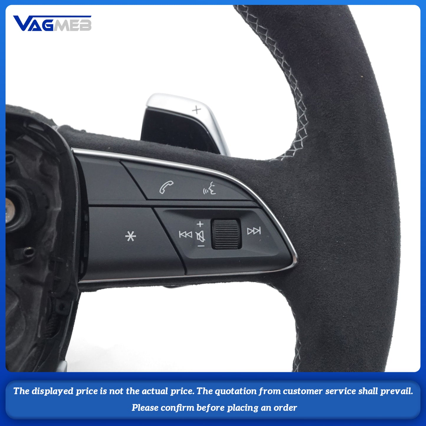 For Audi Q5 FY custom carbon fiber flat bottomed sports car steering wheel