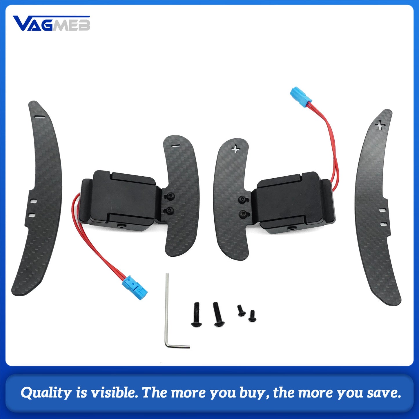 Real Carbon Fiber Magnetic Shift Paddle Kits For BMW F-Chassis 1 2 3 4 Series  Sedan Series