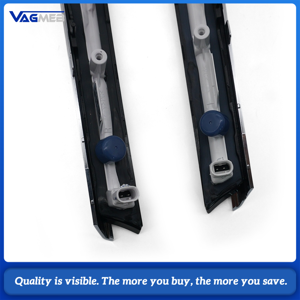 Car Front Grille LED Illuminated Light Set Pair With Cable Harness Replacement Part 3GG941653/1654 For VW Arteon 2022