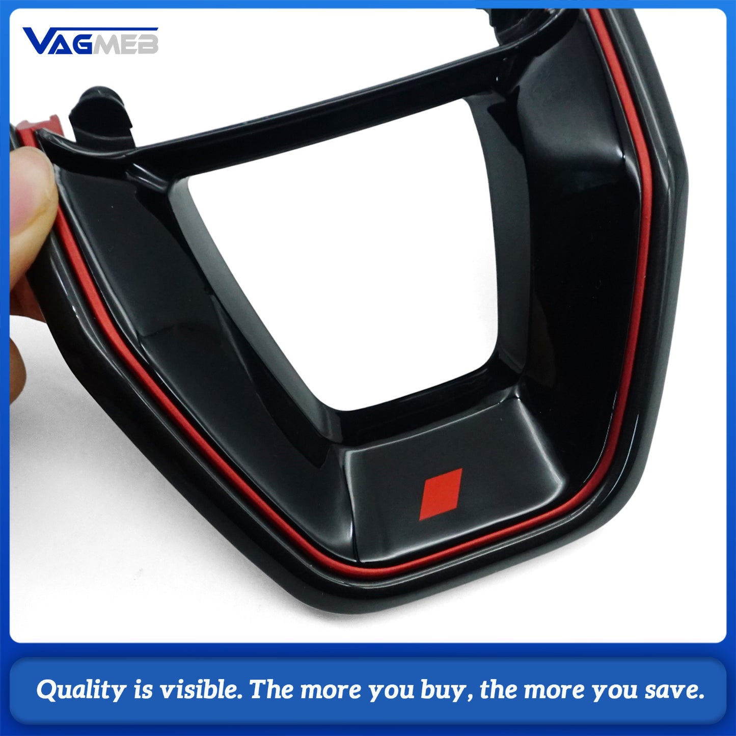 For Audi A6C8 steering wheel S logo
