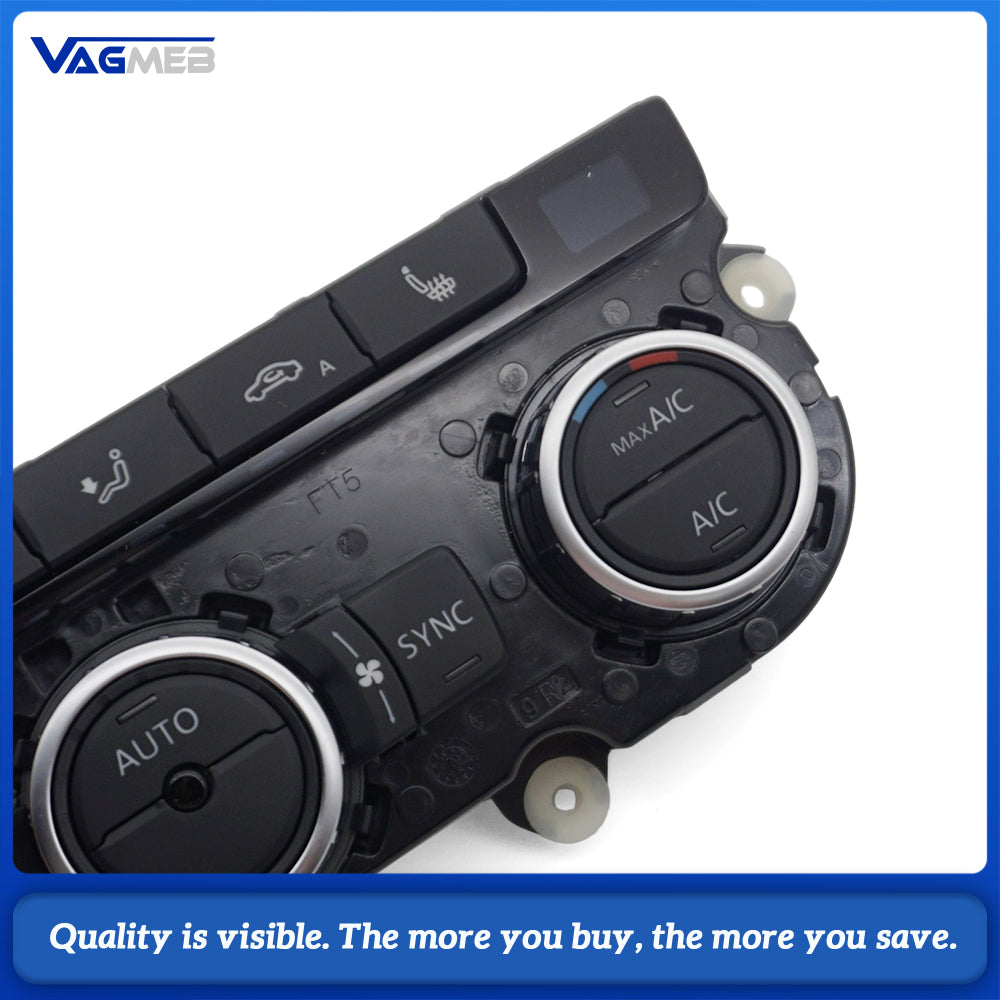 Brand new Air Condition Control Switch Panel AC Seat Heater For Passat B7 CC Tiguan Golf MK6 35D 907 044 C