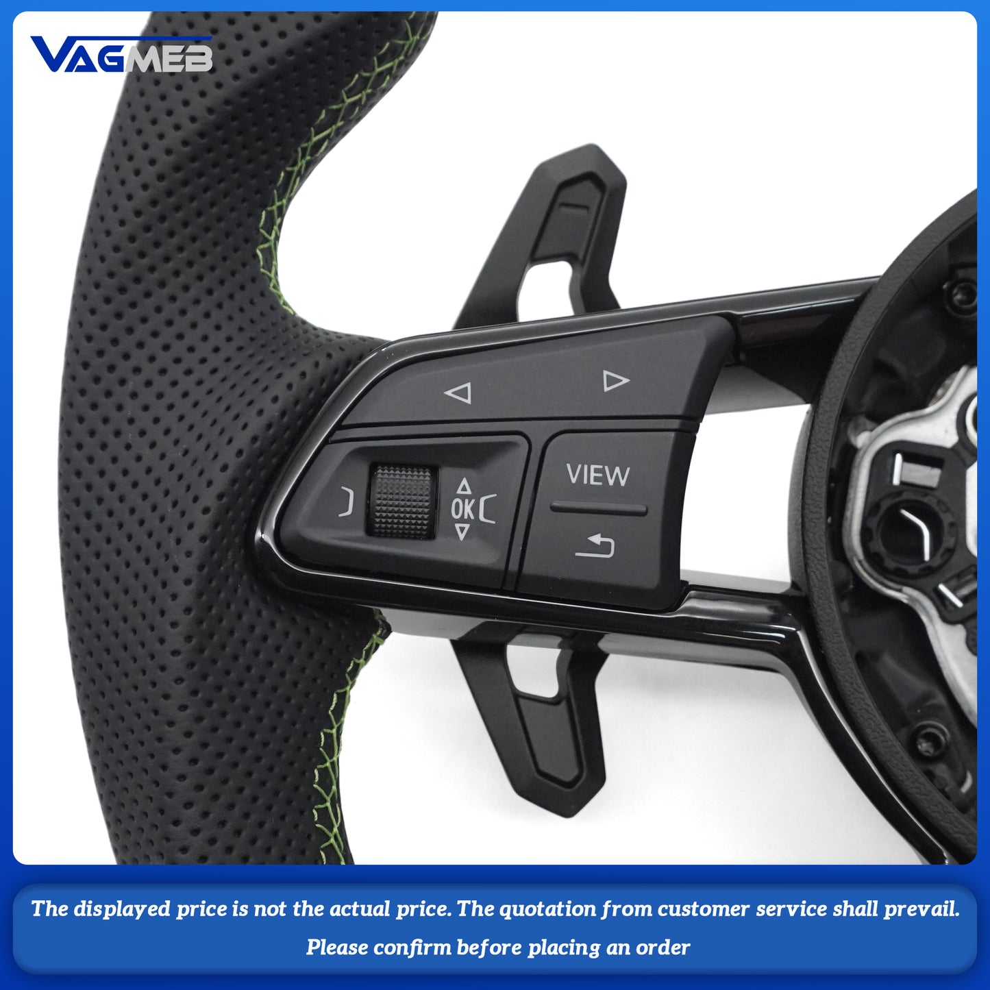 Steering Wheel For Audi R8 TT Ttrs A3 A4 A5 A7 A6 A6l S3 S4 S5 Rs3 Rs4 Rs5 Q3 Q5 Q7 Q8