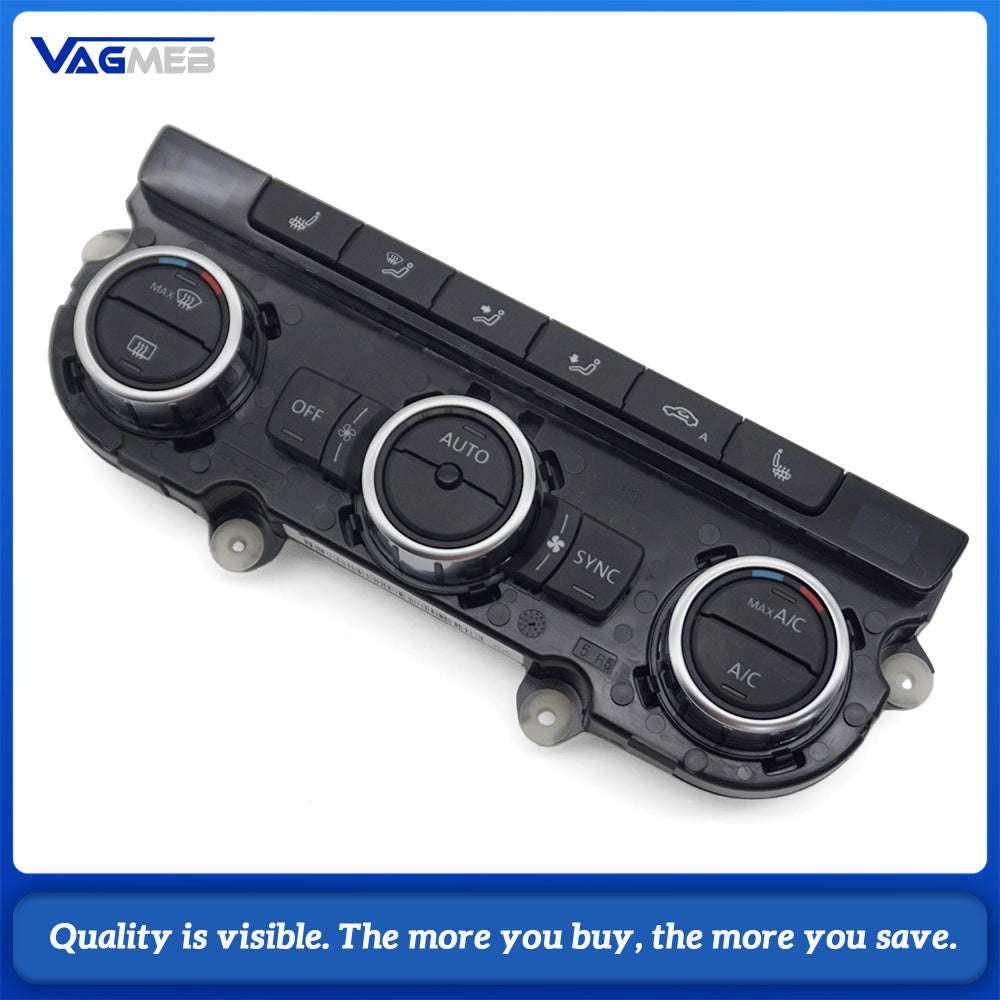 Brand new Air Condition Control Switch Panel AC Seat Heater For Passat B7 CC Tiguan Golf MK6 35D 907 044 E