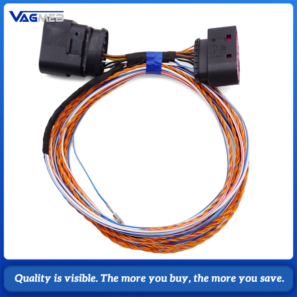 For VW Passat B6 B7 B8 Xenon Headlight Auto Leveling Wiring Harness