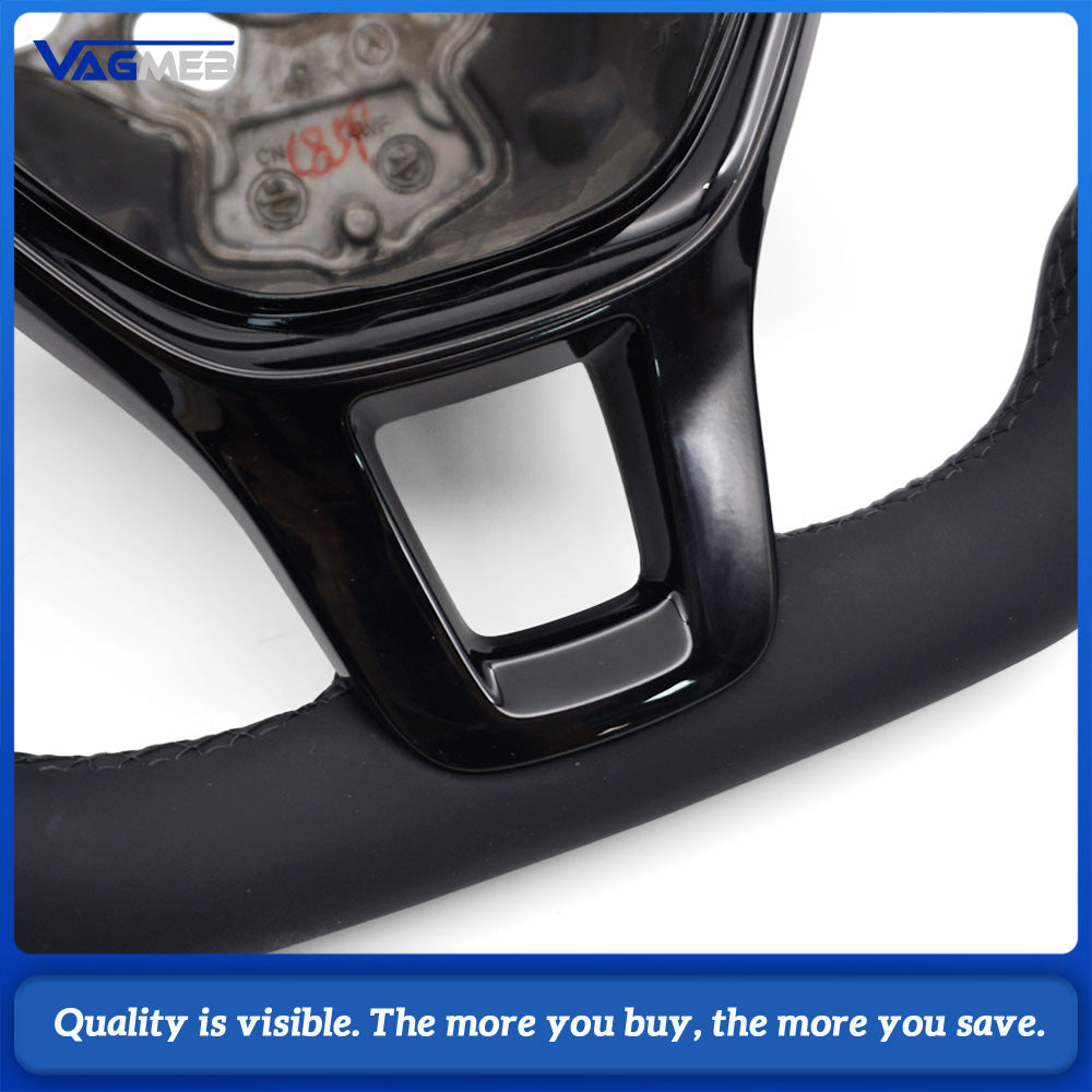 Semi Perforated Sports Steering Wheel,For VW GOLF 7 MK7 Transporter T6