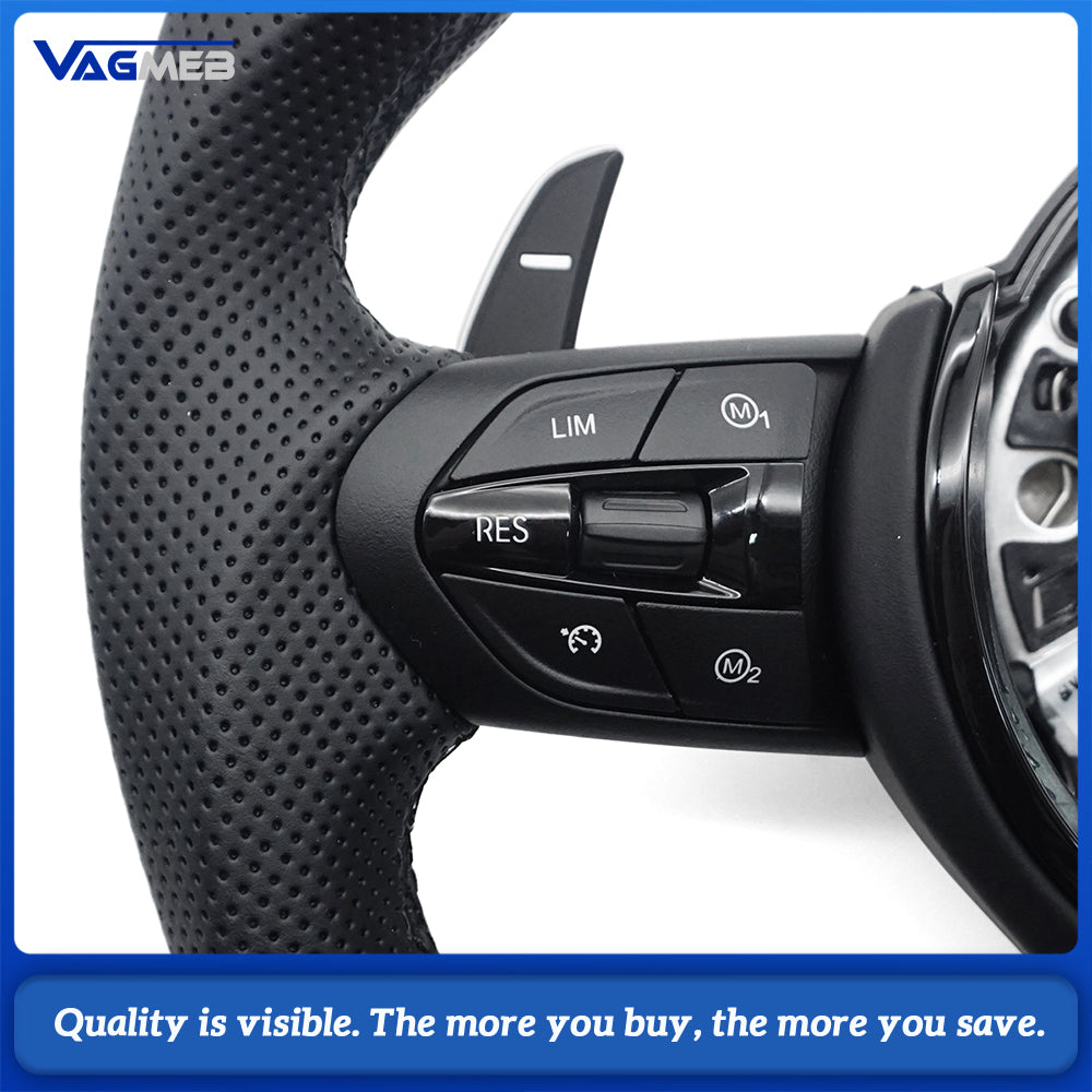 M Sport Steering Wheel for BMW Flat Bottom F01 F06 F10 F11 F12 F20 F21 F22 F25 F26 F30 F31 F32 F33 F34 F36 M3 F80 M4 F82 M5 F90