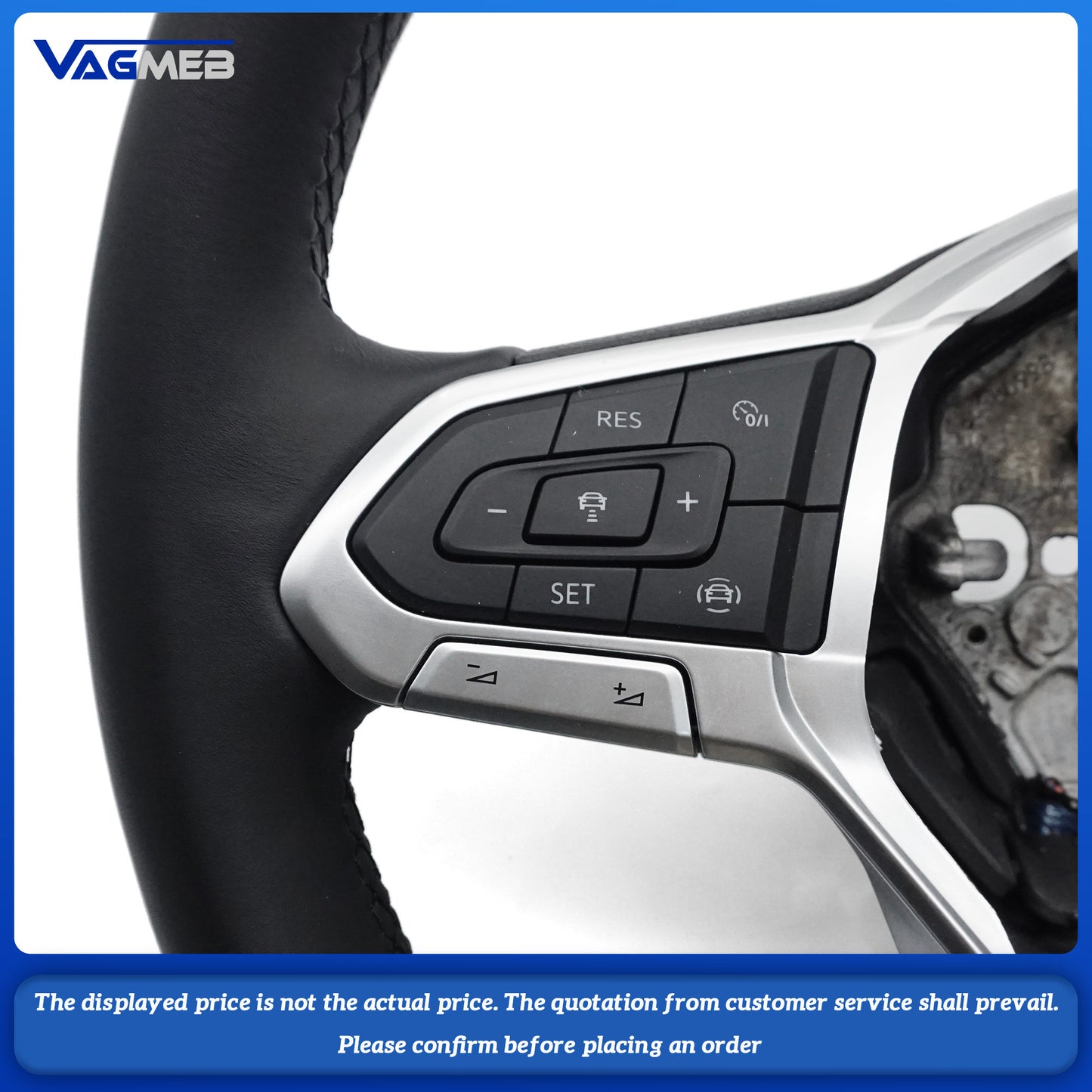 Multivan Multifunction Steering Wheel Leather Steering Wheel Multifunction Perforated FOR VW T6.1
