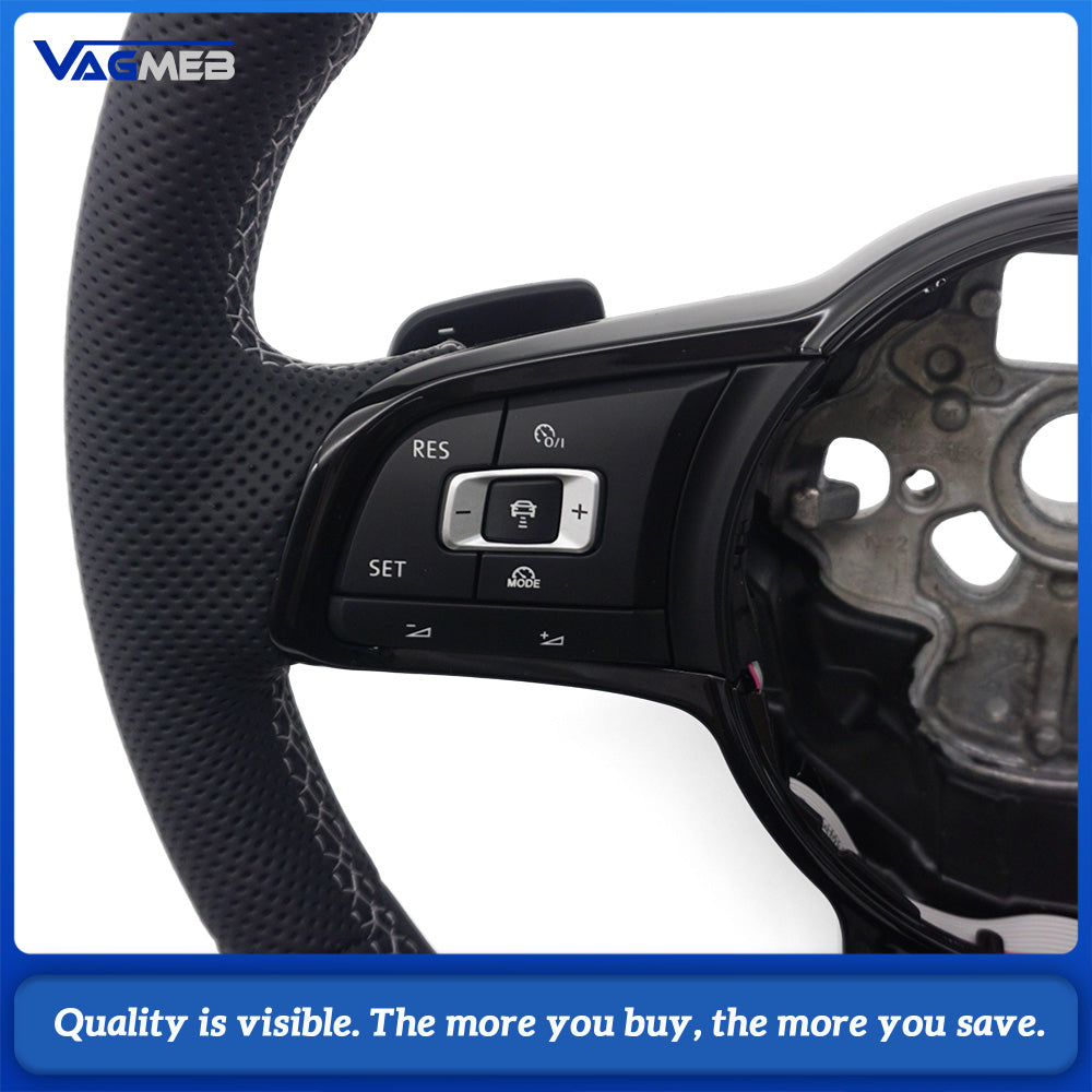 R R-Line Steering Wheel Assembly For  VW  VolkswagenCC Polo Golf 7 GTI Passat Tiguan Scirocco